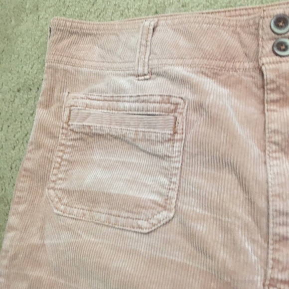 Anthropologie Pilcro Trouser Bootcut Corduroy Pants High Rise Pink - Picture 6 of 16